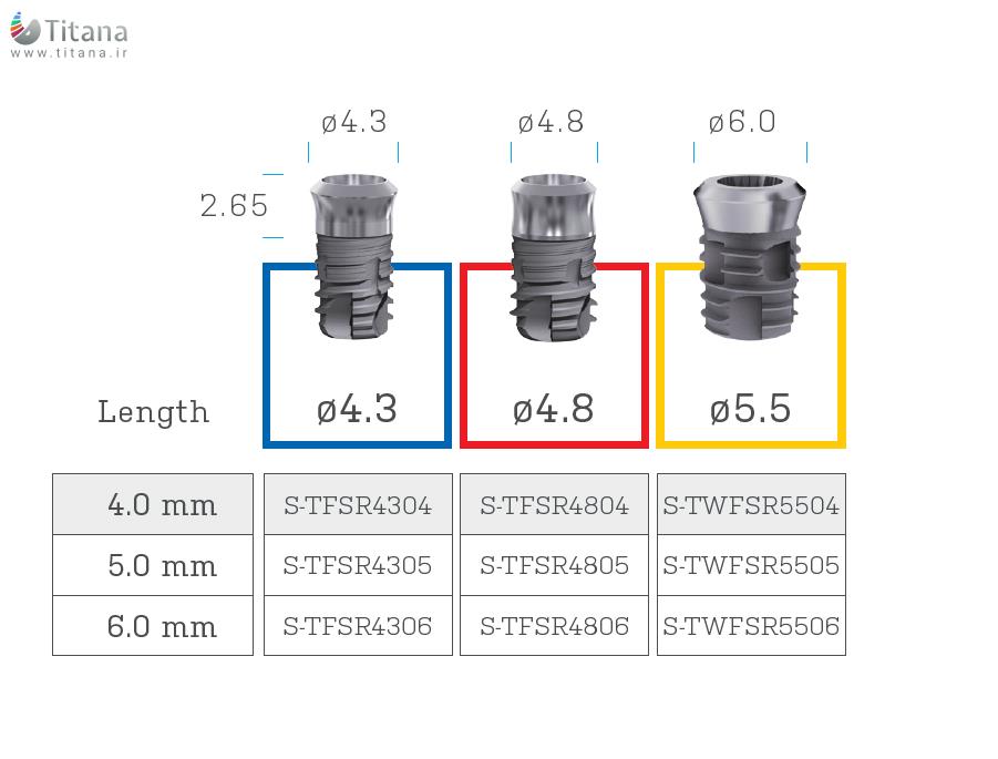 فیکسچر تیشو لول شورت ایمپلنت سوئیس Implantswiss Tissue Level Short Fixture