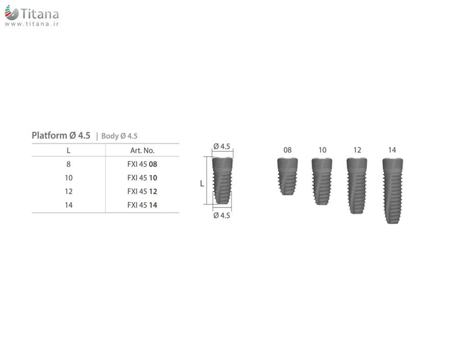 فیکسچر ایمپلنتیوم 2 دنتیوم Dentium Implantium II Fixture 