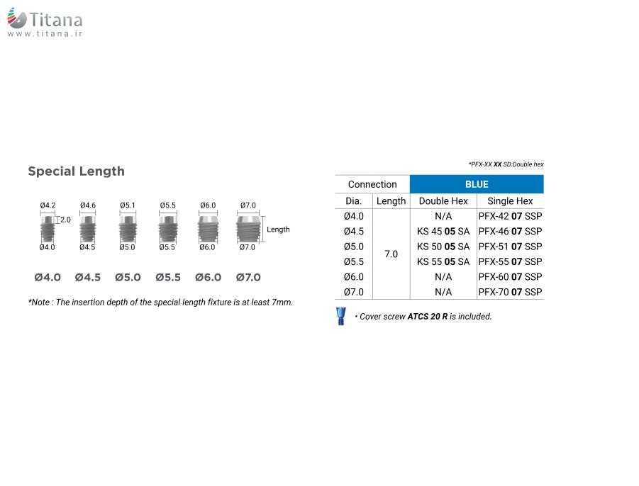 فیکسچر اسپشیال بایوجنسیس G.Diff IBT Special Length Fixture