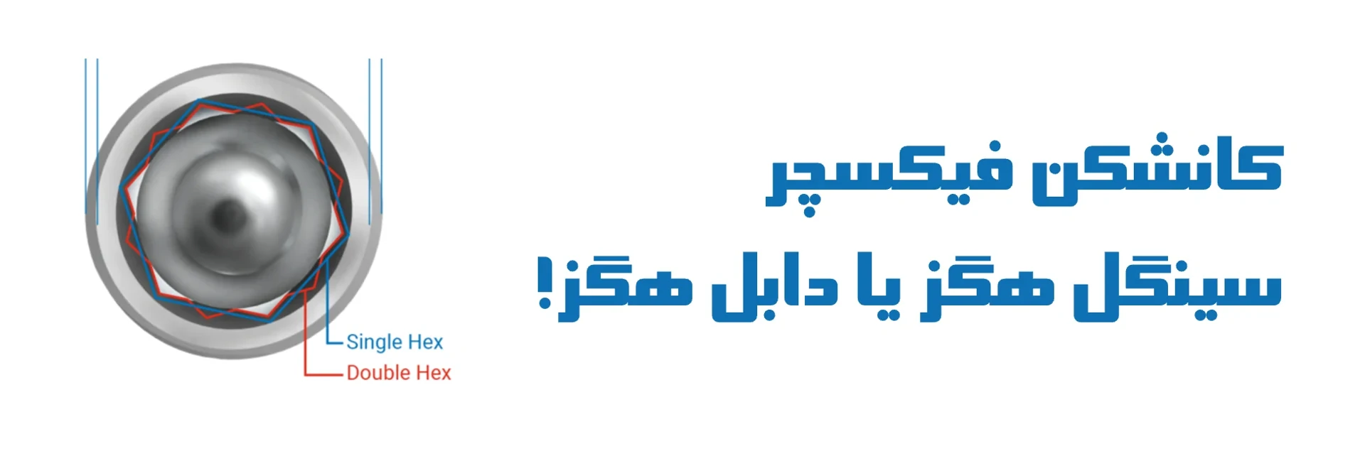 عکس کانشکن فیکسچر سینگل هگز یا دابل هگز!