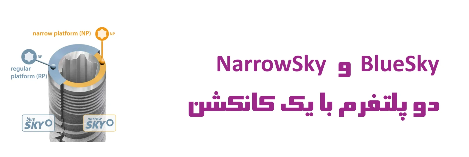 عکس پلتفرم BlueSky و NarrowSky  دو پلتفرم با یک کانکشن
