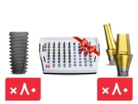 پکیج 80 واحد فیکسچر و 80 واحد اباتمنت لونا S با آفر کیت فول رایگان