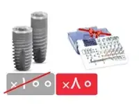 پکیج 80 واحد فیکسچر اسکای بردنت با آفر کیت جراحی رایگان