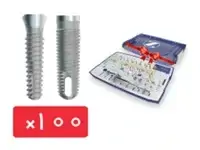 پکیج 100 واحد فیکسچر زیمر با آفر کیت جراحی رایگان