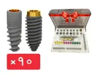 پکیج 90 واحد فیکسچر روت توپیس (ROOTT R) با آفر کیت جراحی رایگان