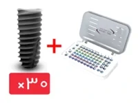 پکیج 30 واحد فیکسچر استریوس (Steri-Oss) همراه با کیت جراحی مستر