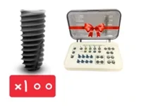 پکیج 100 واحد فیکسچر استریوس (Steri-Oss) با آفر کیت جراحی استاندارد رایگان