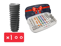 پکیج 100 واحد فیکسچر پوینت (Point) با آفر کیت جراحی فول استاپر کامل رایگان