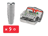 پکیج 60 واحد فیکسچر رسیستا (Resista) با آفر کیت جراحی استاندارد رایگان